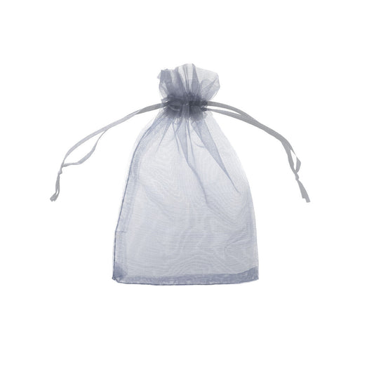 Geschenkbeutel Organza – Silber