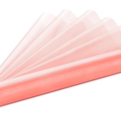 Organza Stoff Band fertig geschnitten | 9 m x 16/36 cm
