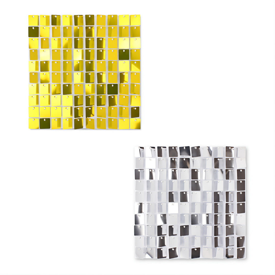 Paillettenwand, Platte 30x30cm Shimmer Wand Sequin Wall Fotohintergrund Hochzeit
