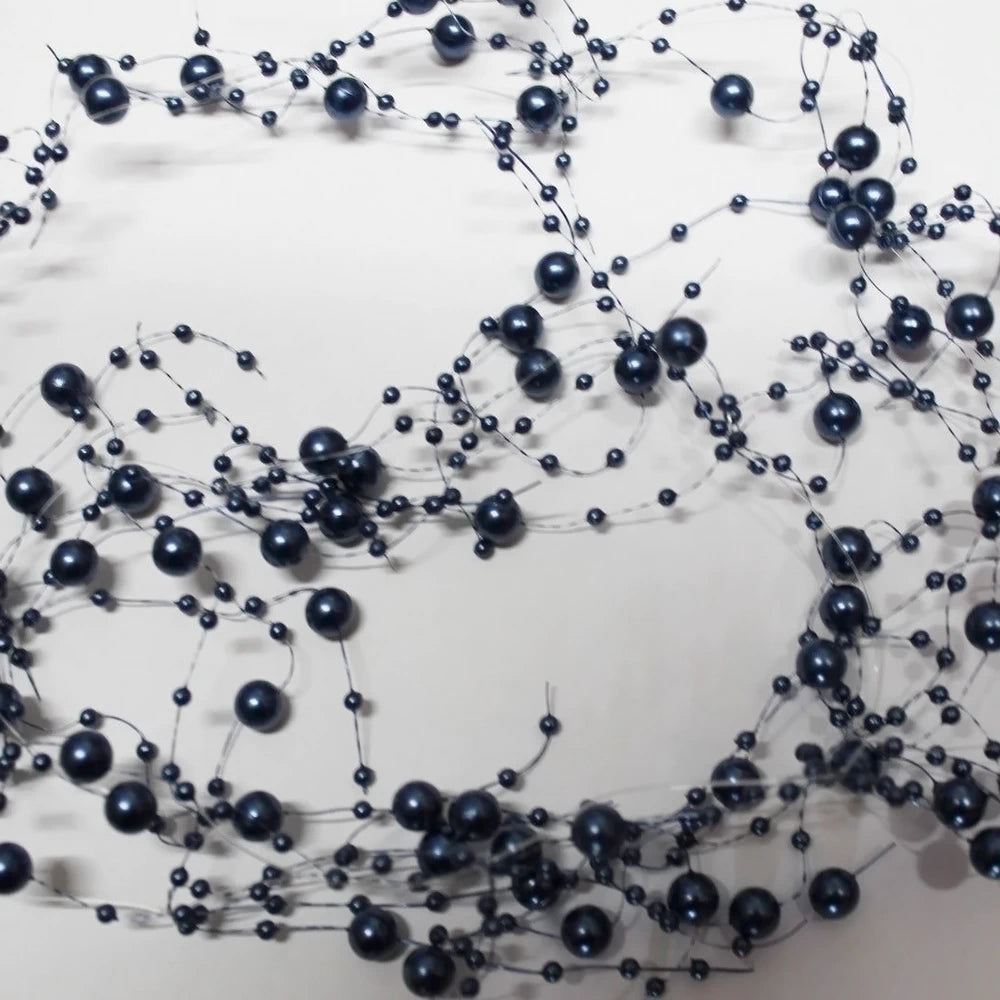 Perlengirlande ca. 1 m verschiedene Farben Hochzeit Tischdeko