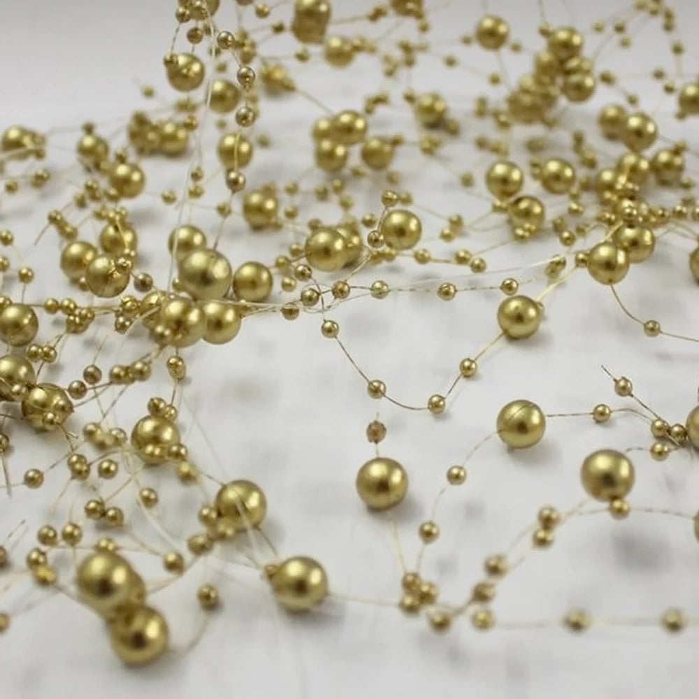 Perlengirlande ca. 1 m verschiedene Farben Hochzeit Tischdeko