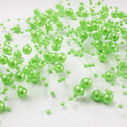 Perlengirlande ca. 1 m verschiedene Farben Hochzeit Tischdeko