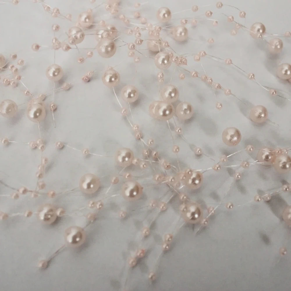 Perlengirlande ca. 1 m verschiedene Farben Hochzeit Tischdeko