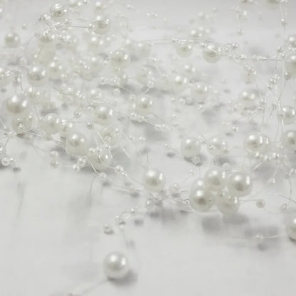 Perlengirlande ca. 1 m verschiedene Farben Hochzeit Tischdeko