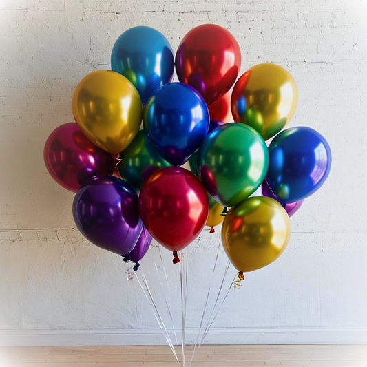 Luftballons Naturlatex | Ø ca. 30 cm- Metallic