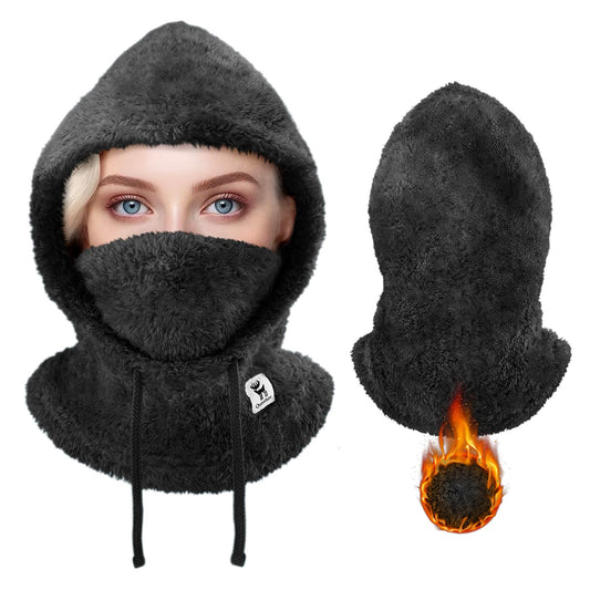 Qunature Sturmhaube Winter Warme Balaclava Thermo Winddichte Sturmmaske Skimaske