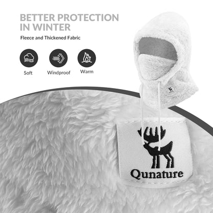 Qunature Sturmhaube Winter Warme Balaclava Thermo Winddichte Sturmmaske Skimaske