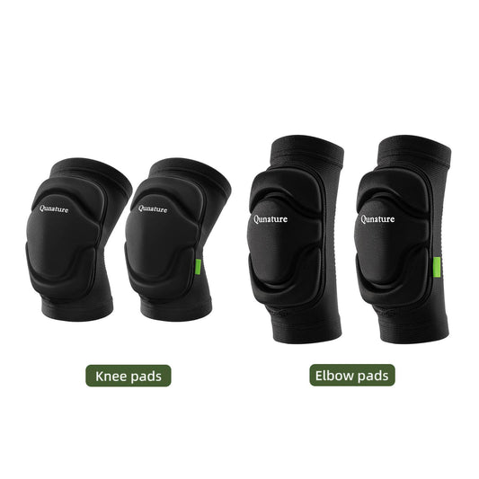 Qunature Verstellbare Weiche Ellenbogenschoner/Knieschoner mit SBR Polster