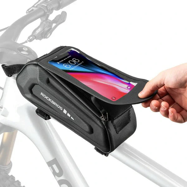 ROCKBROS Fahrradtasche Wasserdicht Handytasche Touchscreen für Smartphone 6,8 Zoll