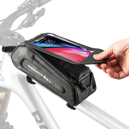 ROCKBROS Fahrradtasche Wasserdicht Handytasche Touchscreen für Smartphone 6,8 Zoll