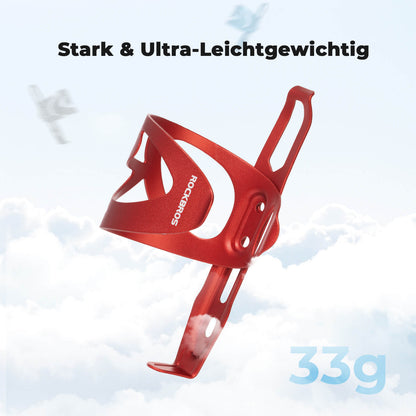 ROCKBROS Fahrrad Flaschenhalter Ultra-Leicht - 33g Alu-Legierung für MTB/Rennrad