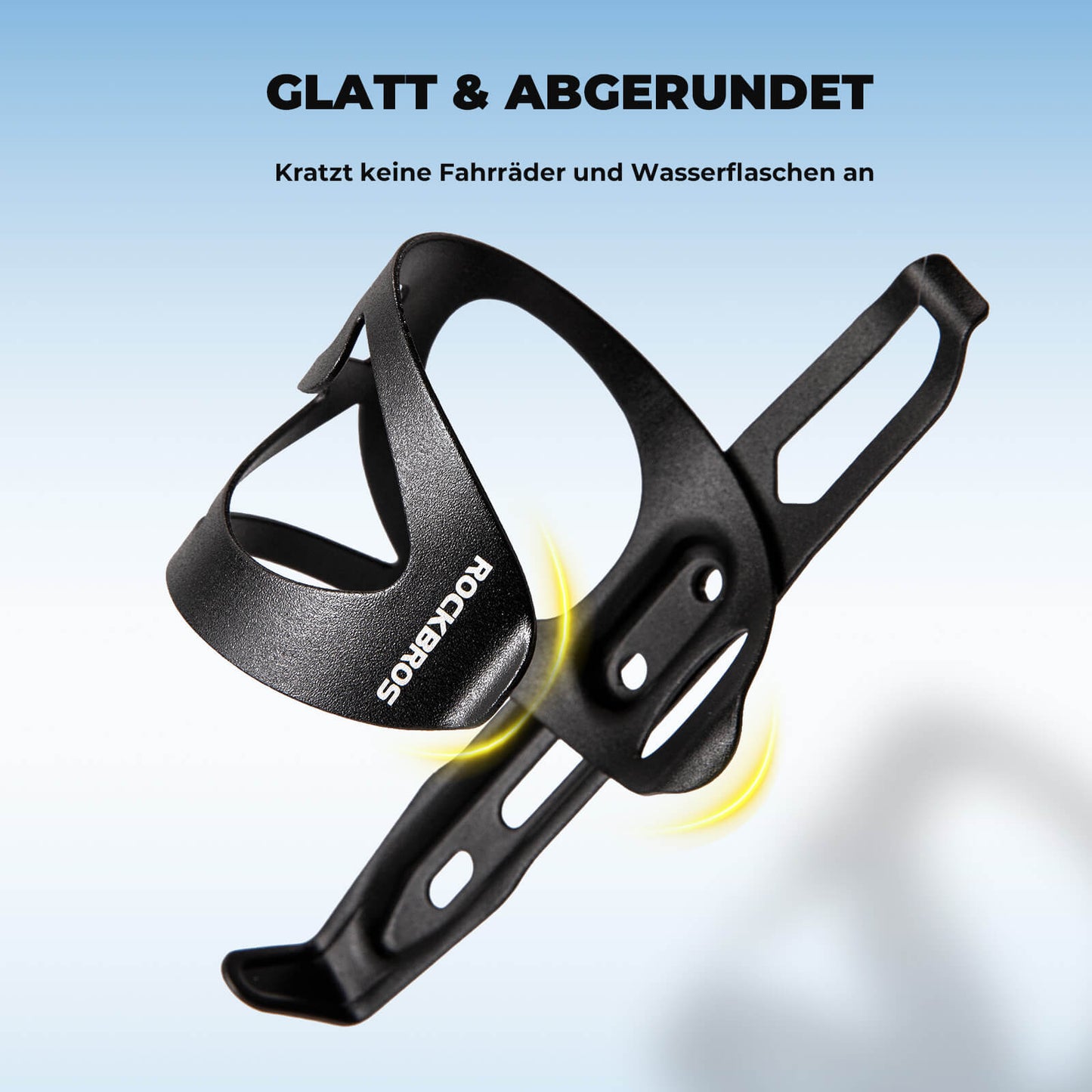 ROCKBROS Fahrrad Flaschenhalter Ultra-Leicht - 33g Alu-Legierung für MTB/Rennrad