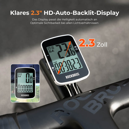 ROCKBROS Fahrradcomputer Kabellos R1