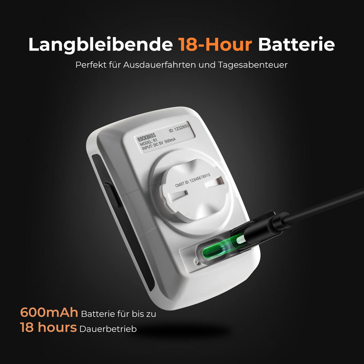 ROCKBROS Fahrradcomputer Kabellos R1