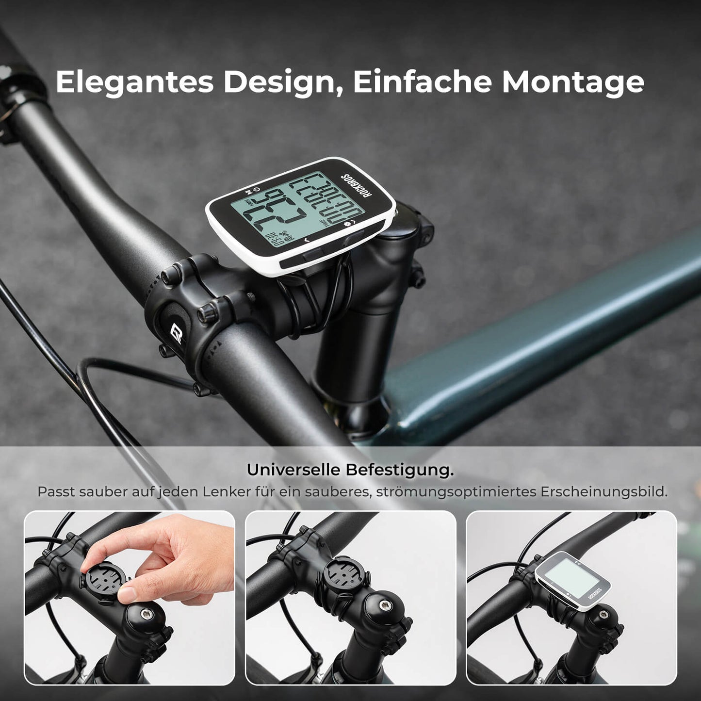 ROCKBROS Fahrradcomputer Kabellos R1