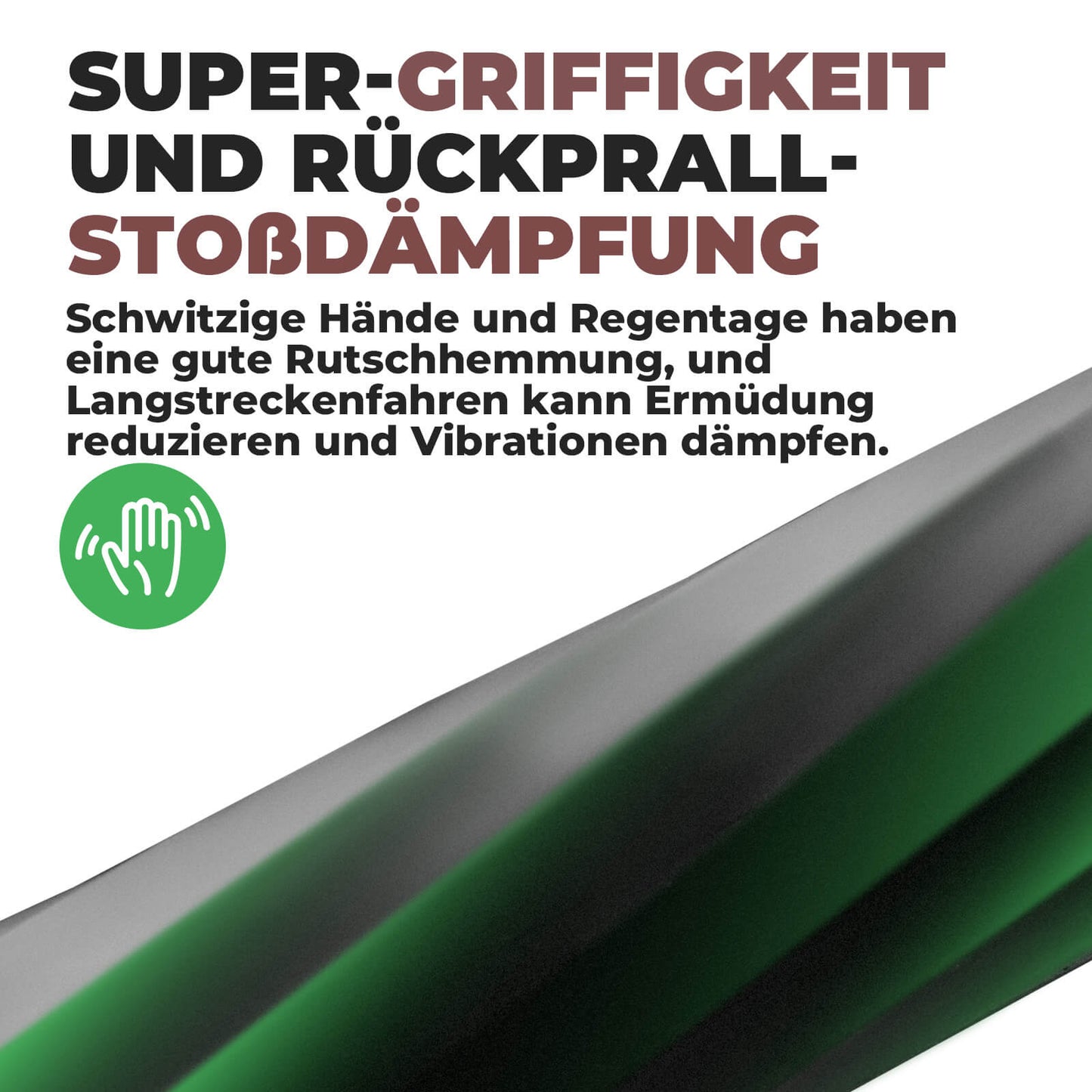 ROCKBROS Fahrradgriffe rutschfest Doppelverschluss 22,2mm