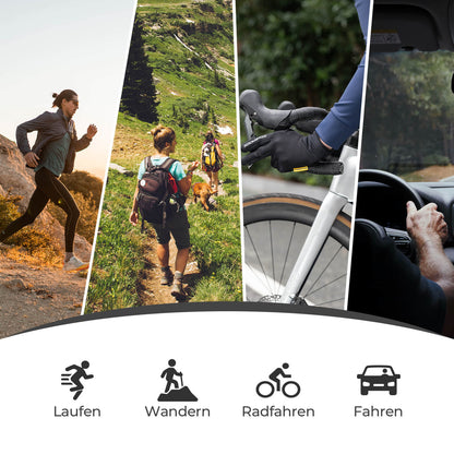 ROCKBROS Fahrradhandschuhe Touchscreen-fähig mit SBR-Polsterung