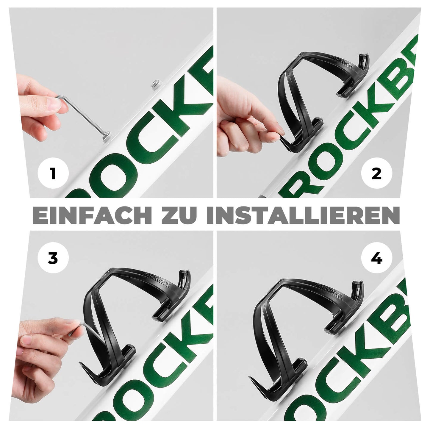 ROCKBROS Flaschenhalter Fahrrad 2er Pack