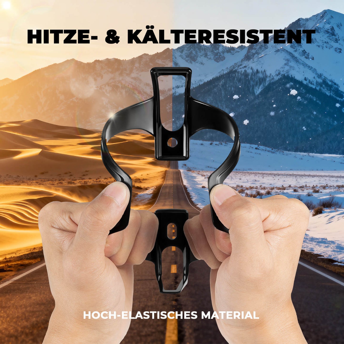 ROCKBROS Flaschenhalter Fahrrad 2er Pack