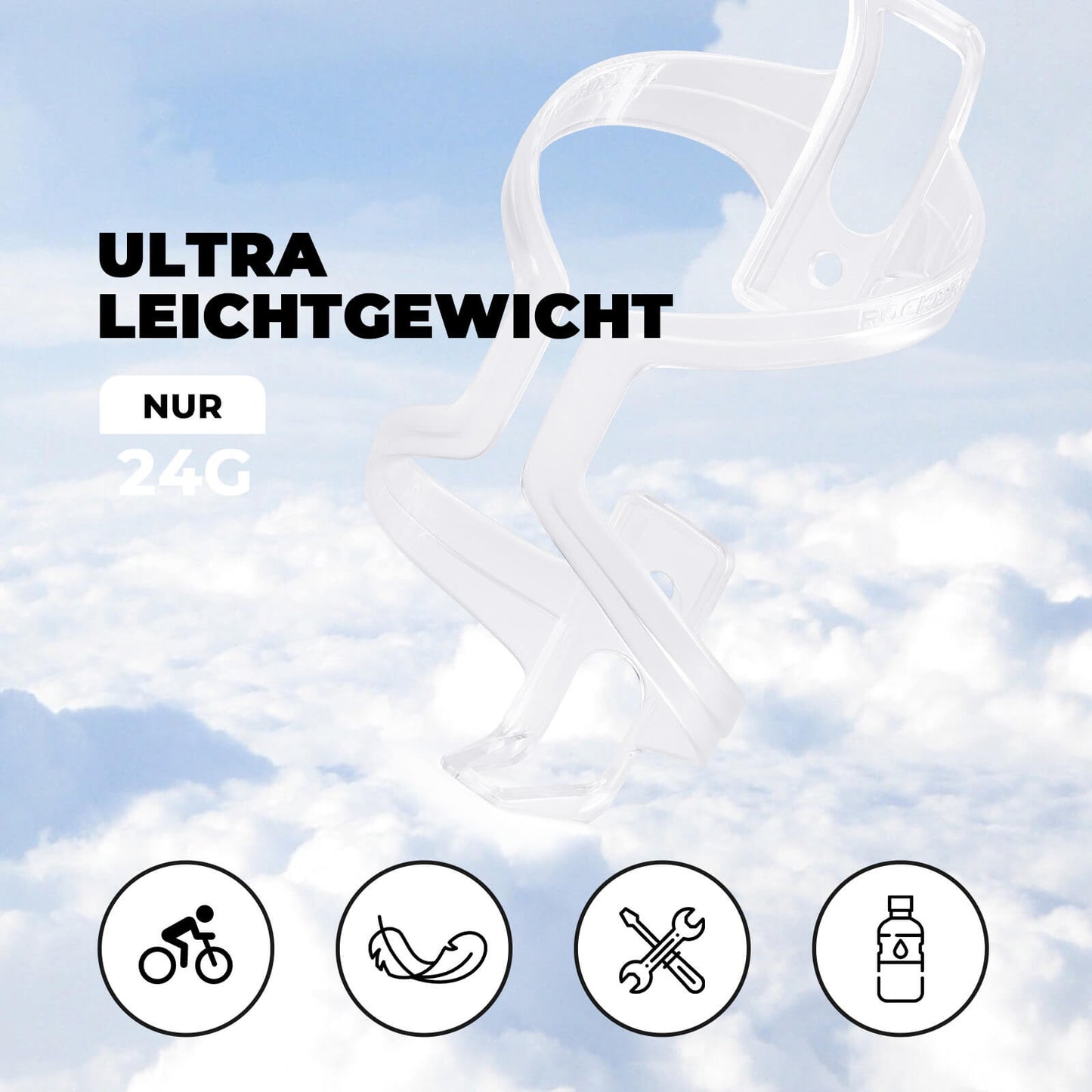 ROCKBROS Flaschenhalter Fahrrad 2er Pack