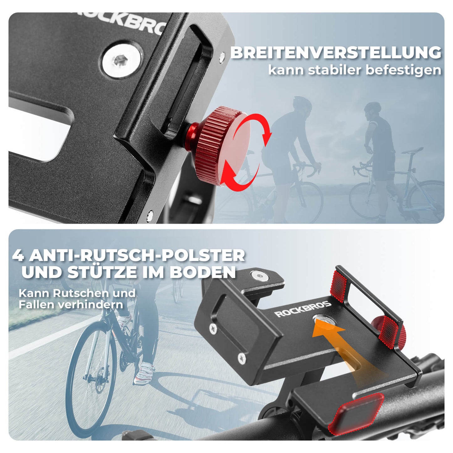 ROCKBROS Handyhalter Fahrrad für 4,7"-7,09"