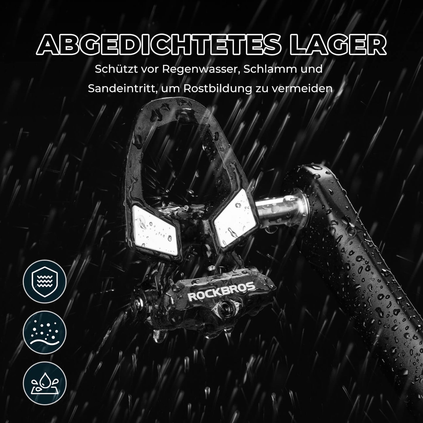 ROCKBROS SPD Fahrradpedale mit Einstellbarer Spannung