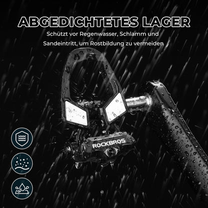 ROCKBROS SPD Fahrradpedale mit Einstellbarer Spannung