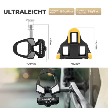 ROCKBROS SPD Fahrradpedale mit Einstellbarer Spannung