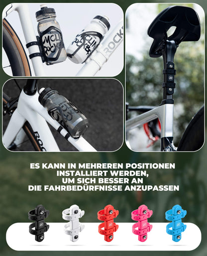 ROCKBROS Universal Flaschenhalter für Fahrrad Kein Stanzen Basis für Umbau