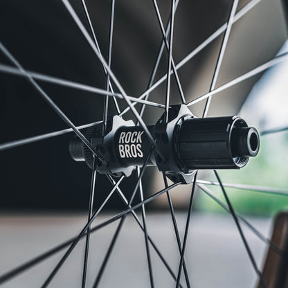 ROCKBROS 700C Carbon Laufradsatz 50mm Felgenbremse Steckachse Laufrad Set für Rennrad