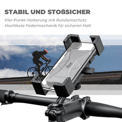Fahrrad Handyhalterung 360° Drehbar für Handy 4.5~7.2"