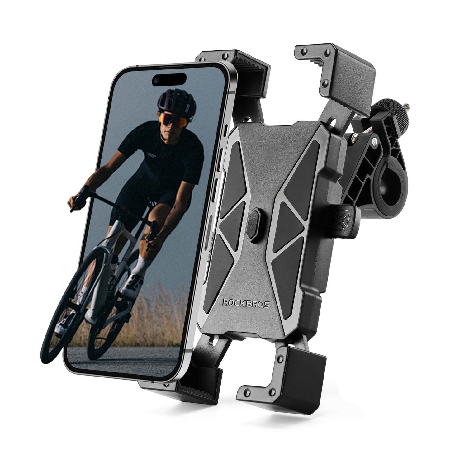 Fahrrad Handyhalterung 360° Drehbar für Handy 4.5~7.2"
