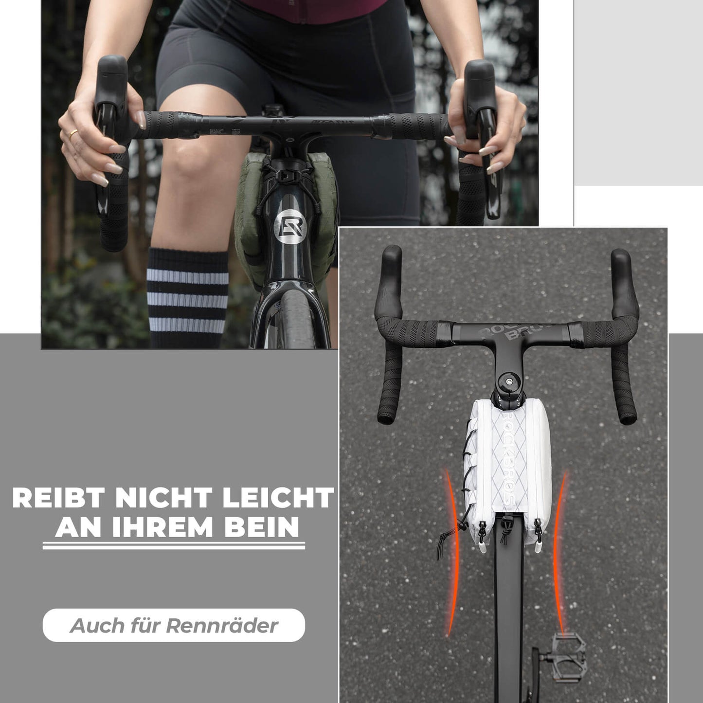 Oberrohrtasche Rahmentasche mit Schultergurt