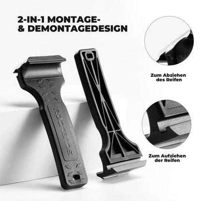 Fahrrad 2-IN-1 Reifenheber Fahrradwerkzeug Tragbar