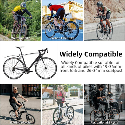 Fahrrad Schutzblech Set Vorne/Hinten Verstellbar