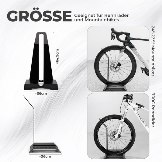 Fahrradständer für 24–27,5 Zoll MTBs und 700C Rennräder