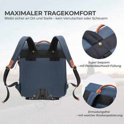 Fahrradtasche Lenkertasche für Brompton Rucksack 7.7L+0.6L