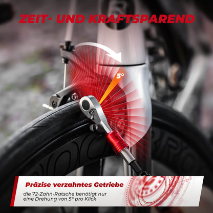 ROCKBROS Ratschenschlüssel Set 1/4 Zoll Mini Reparatur Werkzeug