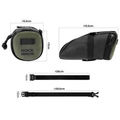 Satteltasche Wasserabweisend Kompakt 0.2L