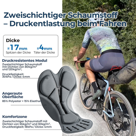 Schnelltrocknende Fahrradhose Atmungsaktiv Herren Sommer