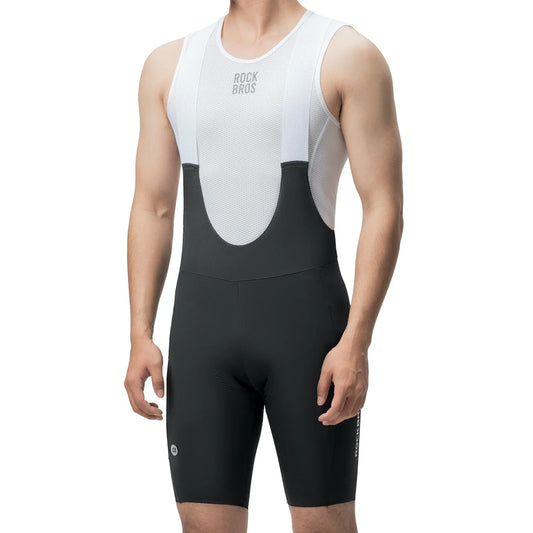 Radlerhose Herren Gepolstert, Fahrradhose Kurz, Bib Shorts mit Träger, Radsport Trägerhosen