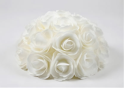 Blumen Rosenhalbkugel / Rosenkugel  Schaumrosen Hochzeit Dekokugel Hochzeitdeko