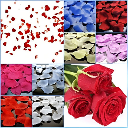 Rosenblätter Streu- Tischdeko | Verschiedene Farben