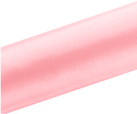 Satin Tischläufer | 9 m x 16/36 cm – Rosa