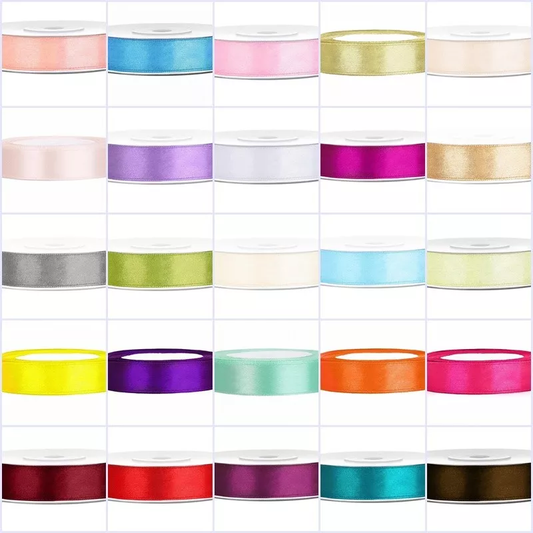 Geschenkband Satin | 25 m x 12 mm