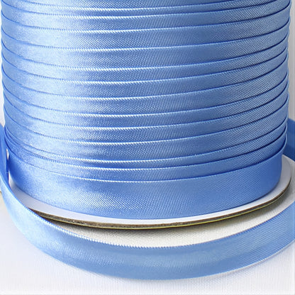 Satin Schrägband | Breite 15 mm - gefalzt