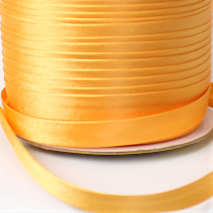 Satin Schrägband | Breite 15 mm - gefalzt