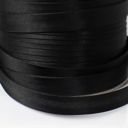 Satin Schrägband | Breite 15 mm - gefalzt