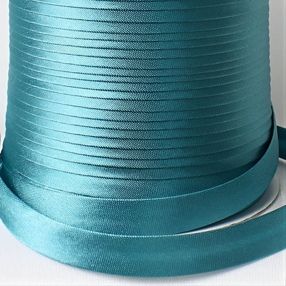 Satin Schrägband | Breite 15 mm - gefalzt