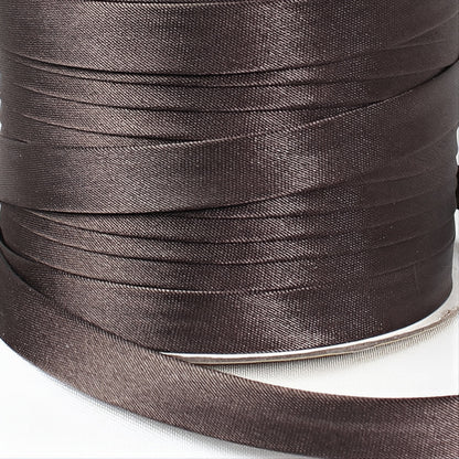 Satin Schrägband | Breite 15 mm - gefalzt